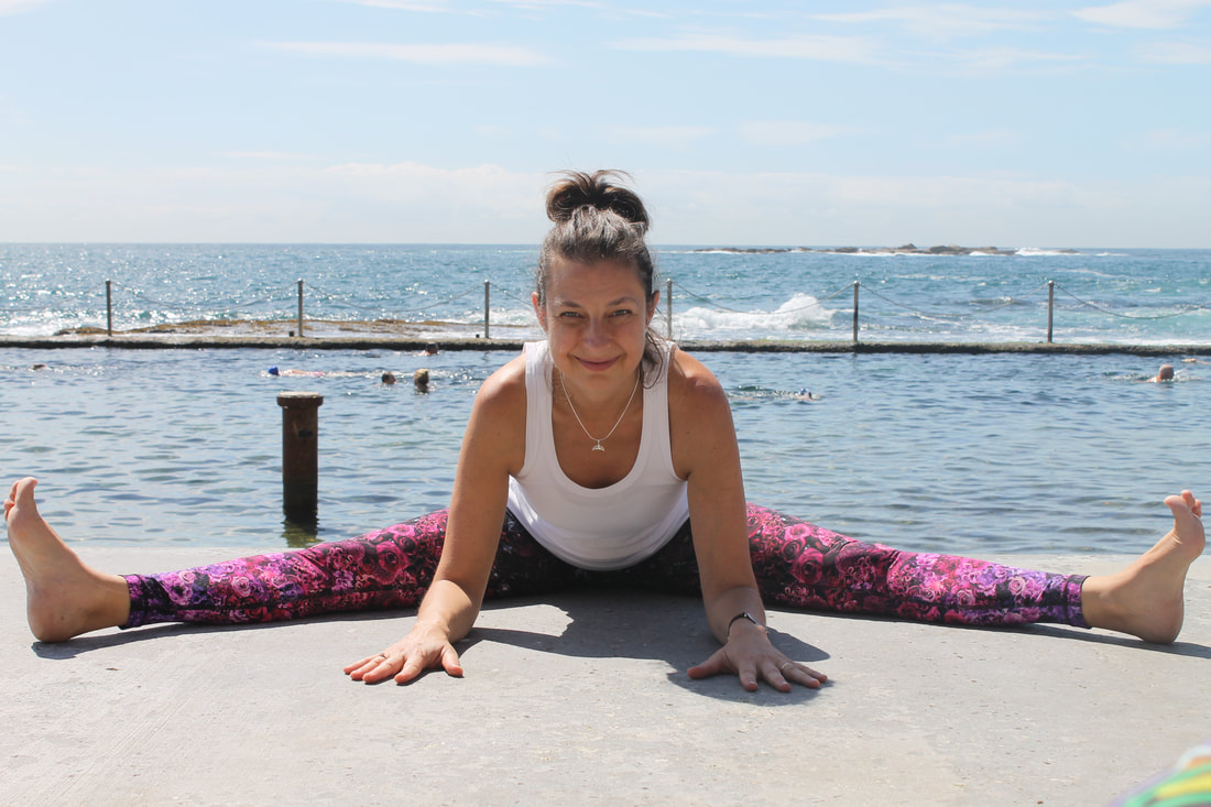 Caroline Bakerman Yogarama Yoga Teacher at Wylies Baths Coogee 