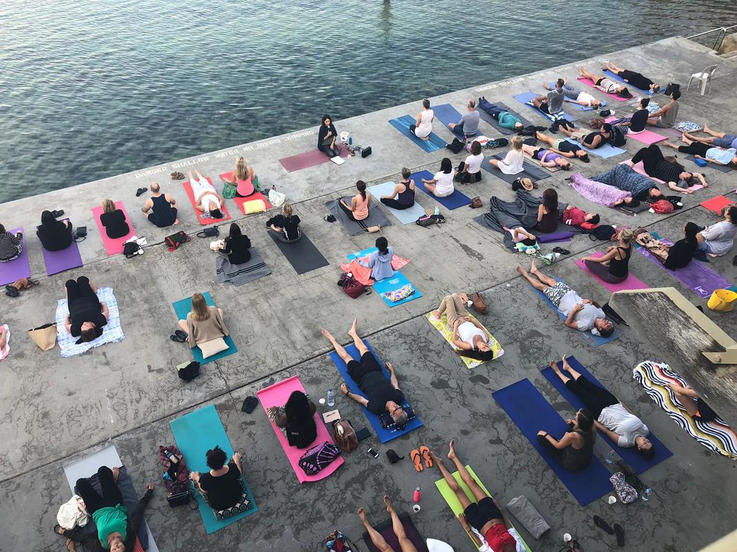 Community Yoga at Wylie's Baths Coogee